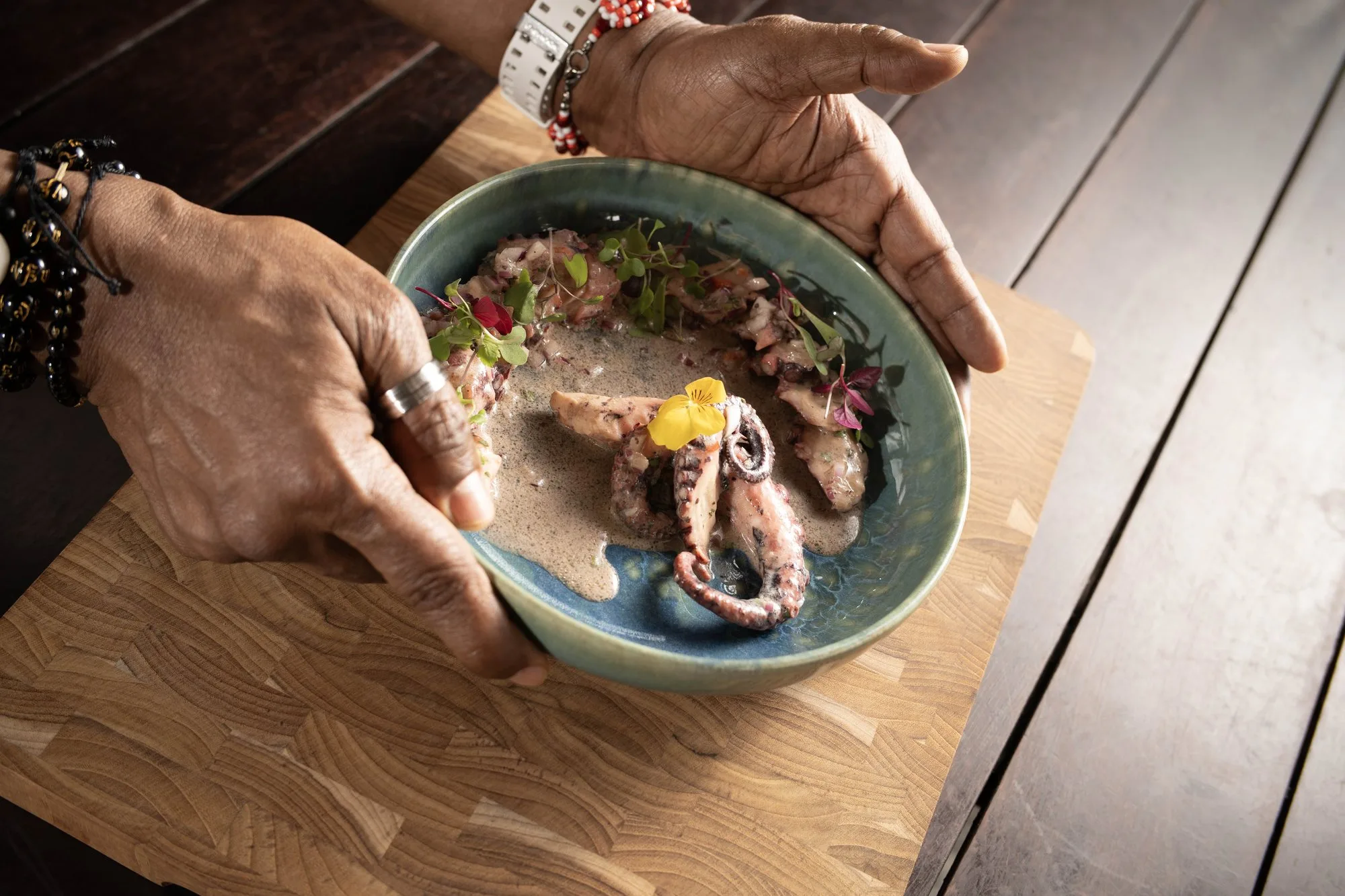 Pulpo al estilo del Pacífico